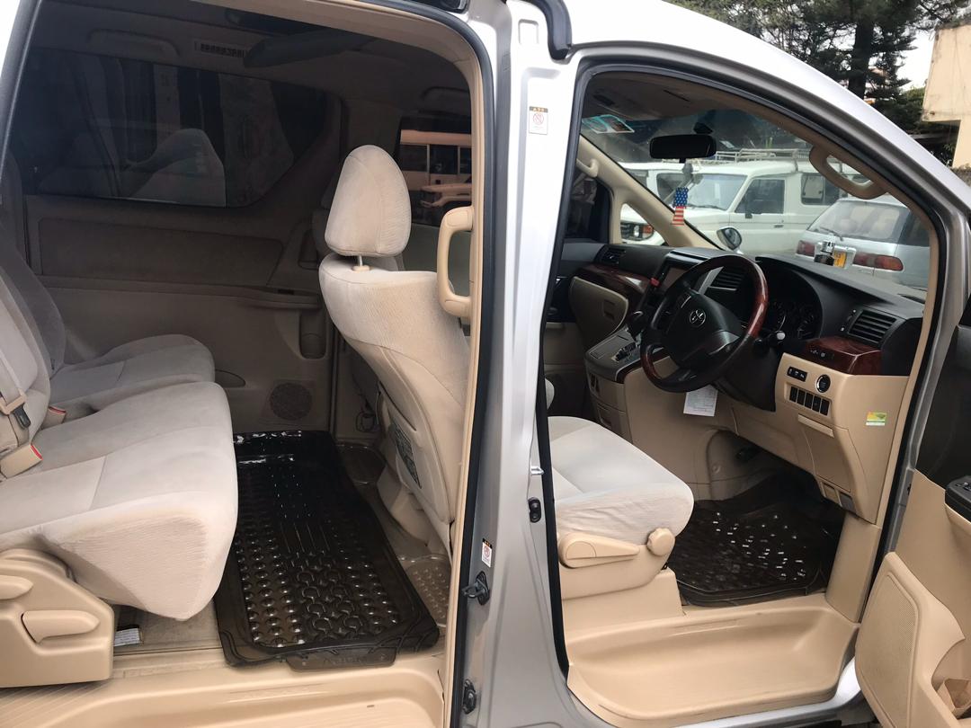 Inside of spacious car